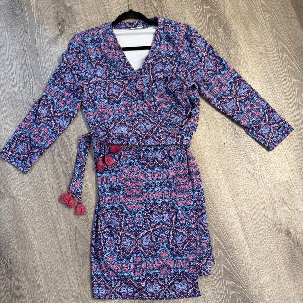 Cabana Life Carolina Wrap Dress/cover up  Size:L